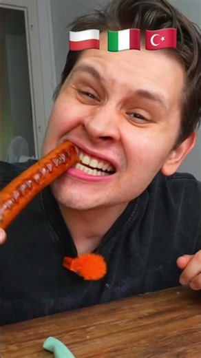 Which country has the best sausage?🇩🇪🇵🇱🇮🇹🇹🇷