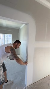 Doorway 👍🏠Tapetech box with Short Handle #satisfying #mudding #drywall #taper #fyp #fypシ #reels | Urumex_Drywall