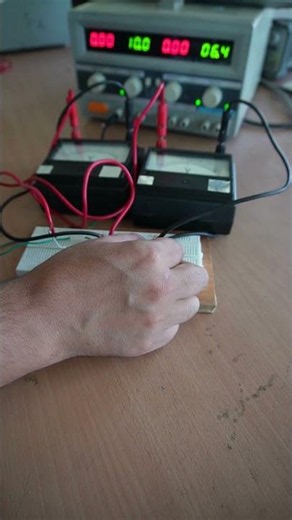 Kirchoff's Voltage Law Experiment #practical #physicswallah #physics #electricalengineering #ohm