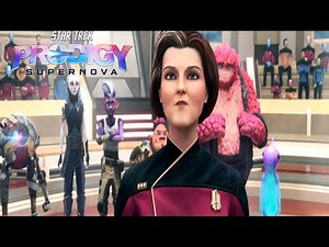 Admiral Janeway Defends the Protostar Crew Star Trek Prodigy 1x20 "Supernova, Part 2"