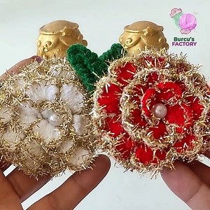 knitting roses | Burcu's Factory