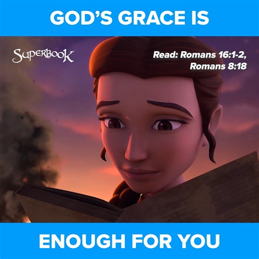 With God's help, you can be brave and strong so others can see Jesus shining through you! 🙌🏽 . . . . . SUPERBOOK Bringing Bible Stories and Jesus' love to kids everywhere Series App Academy Outreach | Superbook