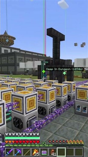 Automated Tungsten Ore #modded #minecraft