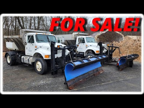 Selling Our 1996 and 1997 International 4800 Snow Plow Trucks!