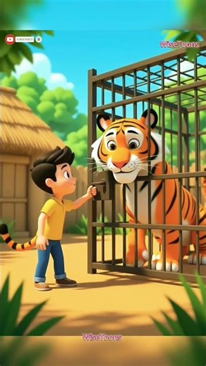 গ্রামের বাঘ আর সাহসী পথিক🚀#banglacartoon #animeedit#wise Toons