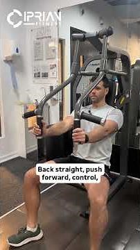 How to use the seated vertical chest press - for the gym newbies 💪 #musclebuliding #chestworkout #PT