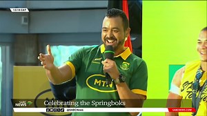 VIDEO | #Springboks express how they appreciate their fans. #SpringboksRWC https://tinyurl.com/2dkc5akd | SABC News