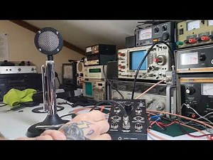 Scratchy Astatic D-104 T-UP9 microphone when keying up