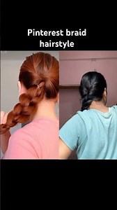 Pinterest braid hairstyle #viral #hairstyle #hack #shorts #ytshorts