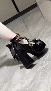 🖤 Soft satin texture, heart-shaped closure, and delicate lace details make these black platform heels a perfect blend of sweetness and elegance for any Lolita coord.🎀 ✨ Black — search “HQL-001” on devilinspired.com — $47.00 ✨ Also available in pink and red. 💗 Pink — search “HQL-002” — $47.00 ❤️ Red — search “HQL-003” — $47.00 🛍️ Elevate your sweet & elegant Lolita looks in one step! 🚚 Holiday Shopping Starts Now! Free Shipping over $69.00 #elegantstyle #sweetstyle #lolitashoes #platformheel