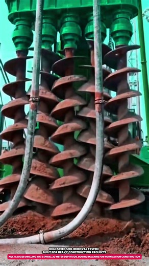 Multi Auger Drilling Rig 6 Spiral 20 Meter Depth Soil Boring Machine for Foundation Construction
