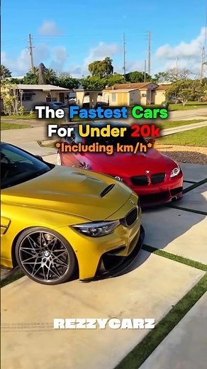 Fastest Cars For Under 20k 😳🔥