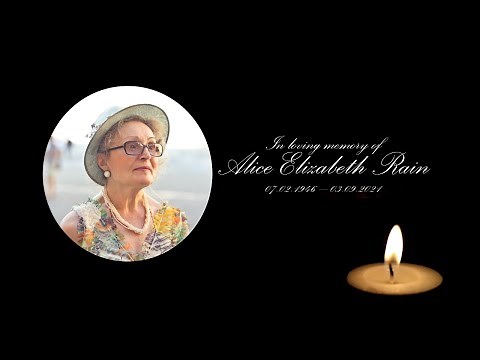 Funeral Slideshow PowerPoint Template