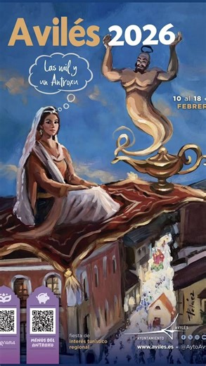 Ana Bellon | 🎭 ANTROXU AVILÉS 2026 📆 Del 10 al 18 de febrero 🍲 Mar 10 | Martes de Pitanza 19:30 · Pitanza Antroxera en la Plaza de España con animación... | Instagram