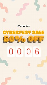Half Off Everything. Yep, Everything. 👀 Cyberfest starts now — no waiting, no stressing. Just crazy-soft comfort at can’t-miss prices. 🛒 Go get it before it’s gone. | MeUndies