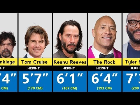 Real Heights of 300 Hollywood Actors 😲 How Tall Are They Really?