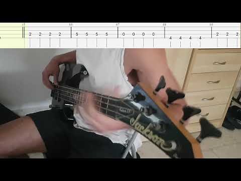 Imagine Dragons - Radioactive Bass Cover with TABS on screen
