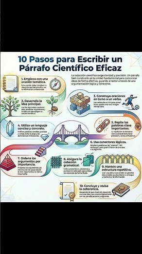 Pasos para escribir un párrafo científico. Como escribir un texto científico o académico #
