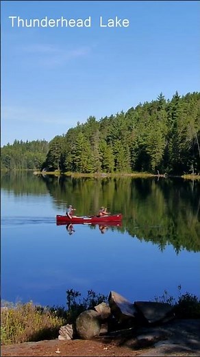 Paddling Temagami, Thunderhead Lake #nature #canoe #Temagami #camping #wilderness #canoeing #lake
