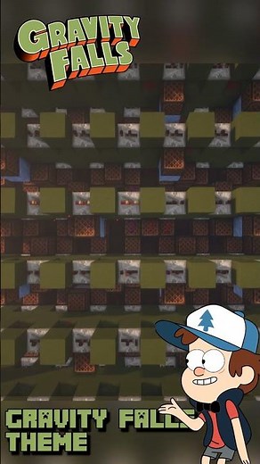Gravity Falls Theme On Note Blocks (Minecraft)