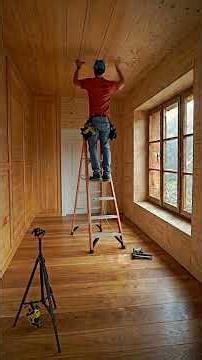 Building A Tiny Cabin Home inside the mountain rock