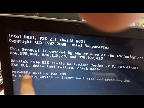 how to fix pxe mof exiting pxe rom no bootable device ( @ALLLAPTOPSOLUTION. )