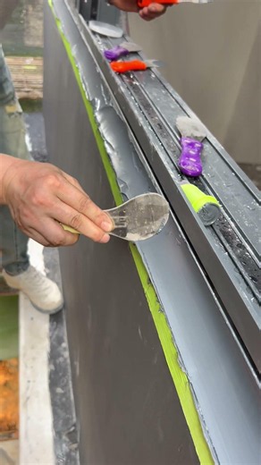 Three-Bar Stainless Steel Scraper | Perfect Tile Grouting & Seam Finishing Tool
