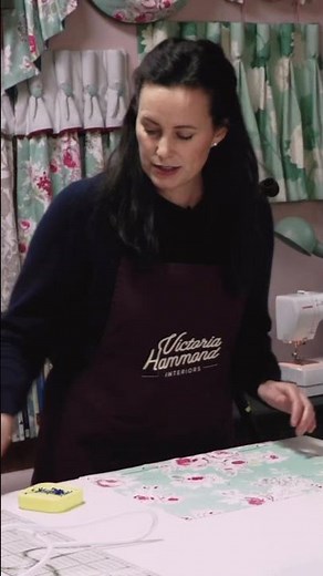 How to pattern match fabric professional finish, with Victoria Hammond | Master Soft Furnishers ™