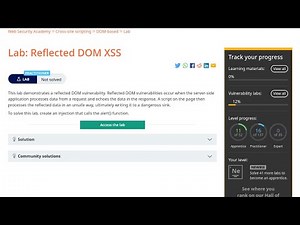 Web Security Academy | XSS | 12 - Reflected DOM XSS