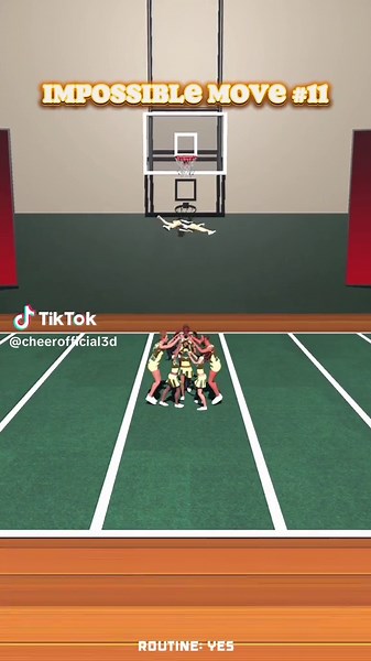 Another cheerleading tumble and stunt sequence that impossible in real life, but fun to look at! #cheer #cheerleader #cheerleading #allstarcheer #cheerofficial3d