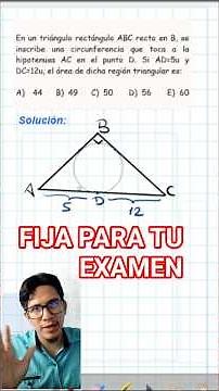 Area of ​​a circumscribed triangle 😄 #mathematics #geometry #yerix360