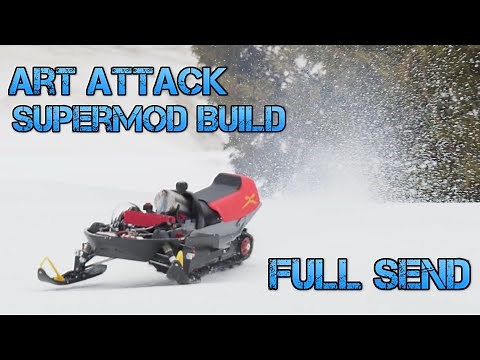 Best of 2025 Nitro RC Snowmobile - SuperMod A-A Build