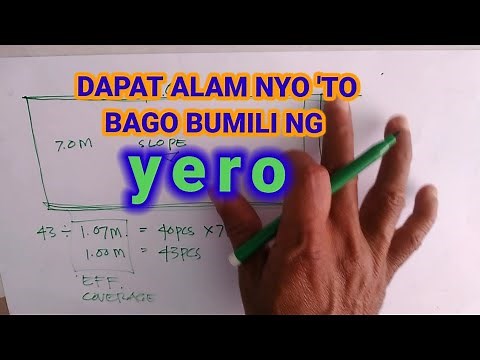 PAANO MALAMAN ANG LINEAR METER SA ESTIMATE NG ROOFING NYO?
