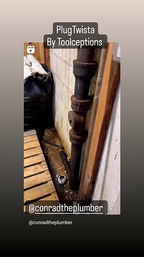 PlugTwista - Removing a raised-head clean out plug. Thank you @conradtheplumber for the video! 👏👏 #toolceptions #plugtwista #ferruleblaster #plumbing #plumber #plumbinglife #plumbersoftiktok #plumbersoftik #tools #ReasonForBooking #mctwista #plumbingsolutions #toolsforlife #toolsforthejob #plumbingtools