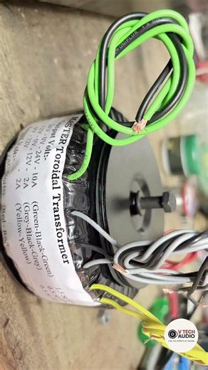 Torroidal Transformer #amplifiers #transformers #audio #winding #transformer #audiotechnique