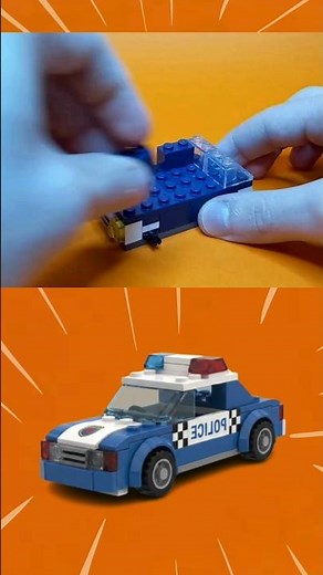 🚓 LEGO Ideas Police Car Tutorial #lego #police #car #vehicle #ideas