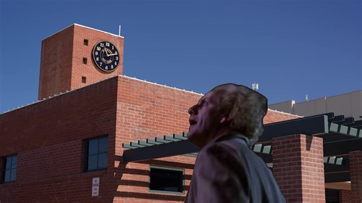 Great Scott! Our downtown clock tower is back on time and ready for the future, no DeLorean needed! | Buckeye, AZ City Government