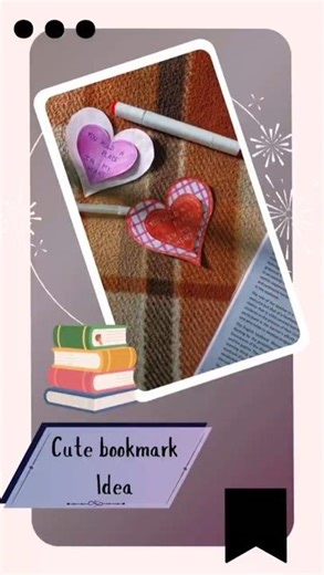 DIY Cute Bookmark Idea🔖❤️