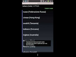Установка руского языка на андроид за две минуты.