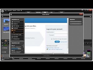 box.com einrichten und nutzen in Pinnacle Studio 16 und 17 Video 4 von 114