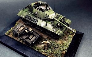 【TAMIYA】M10 IIC Achilles 坦克歼击车模型制作