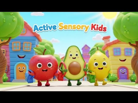 🍏School Supplies Sensory 🍓🐰- Learning & Play | Active Sensory Kids
