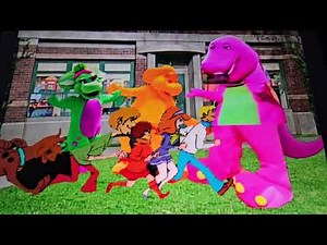 Scooby Doo And Barney Too Group Hug Scenes 2025 Part 1