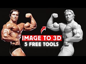 FREE AI TOOLS to Turn Any Image Into A 3D Models (In Minutes!)