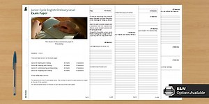 Junior Cycle English (Ordinary Level Exam Paper)