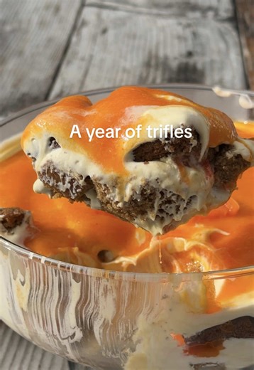 A Year of Trifles: January's Persimmon Rose Delight