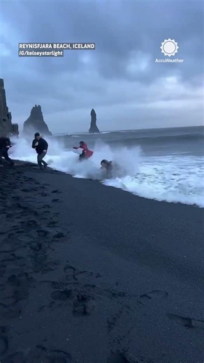 Tourists Ignore Warning... Then the Ocean Strikes 🌊