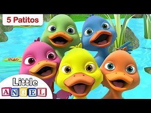 Cinco Patitos | Canciones Infantiles | Little Angel