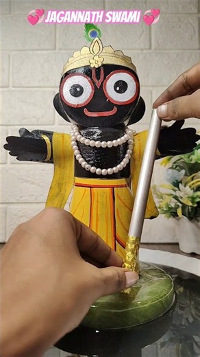 🙏Jagannath Swami 💞 How to make Jagannath ⭕❗⭕🙇 with ice 🧊 #shorts #jagannath #jagannathpuri #diy #art