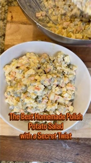 The Best Homemade Polish Potato Salad with a Secret Twist